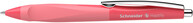 Kugelschreiber Haptify, Druckmechanik, M, blau, Farbe des Schaftes: coral