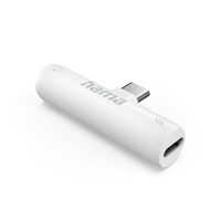 ADAPTATEUR AUDIO, USB-C - JACK FEM. 3,5 MM, USB-C PD AVEC FONCT. CHARGE HAMA