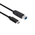 CLUB3D USB 3.1 GEN2 TYPE-C TO TYPE-B CABLE MALE/MALE, 1 M./ 3.3 FT. (CAC-1524)