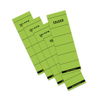 Ordnerrückenschild, kurz/breit, 60 x 190 mm, grün, Polybeutel mit 10 Stück