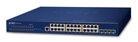 PLANET Layer 3 24-Port 10/100/1000T Managed L3 Gigabit Ethernet (10/100/1000) 1U Blue