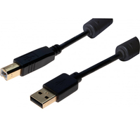 CUC Exertis Connect 532431 cable USB 2 m USB 2.0 USB A USB B Negro