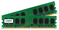 Crucial 4GB DDR2 module de mémoire 4 Go 2 x 2 Go 800 MHz