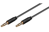 Microconnect IPOD011 kabel audio 0,5 m 3.5mm Czarny