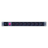 LOGON TUPS031 Stromverteilereinheit (PDU) 8 AC-Ausgänge Schwarz