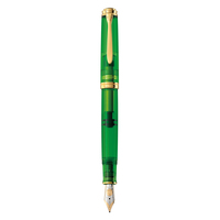 Pelikan Souverän 800 Green Demonstrator stylo-plume Système de remplissage cartouche Or, Vert 1 pièce(s)