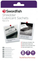 Swordfish 40015 paper shredder accessory 12 pc(s) Lubricant sachets