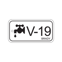 Brady 138800 segnale di sicurezza Cartellino con avviso di sicurezza 25 pz