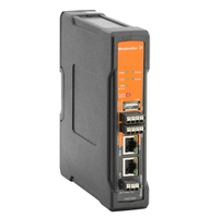 Weidmüller Router IE-SR-2GT-LAN - Router - 1 Gbps bedrade router Zwart, Oranje