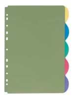 Veloflex 4245800 Trennblatt Polypropylen (PP) Mehrfarbig