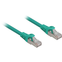 Sharkoon Cat.6a SFTP hálózati kábel Zöld 1,5 M Cat6a S/FTP (S-STP)