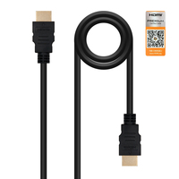 Nanocable HDMI V2.0, 3m cable HDMI HDMI tipo A (Estándar) Negro