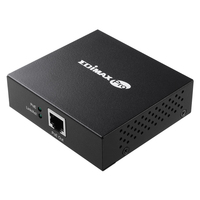 Edimax GP-101ET przedłużacz sieciowy Nadajnik sieciowy Czarny 10, 100, 1000 Mbit/s