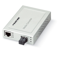 Black Box LMCS203AE-SC20 network media converter 100 Mbit/s Single-mode White