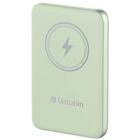 Verbatim Charge 'n' Go Magnetic Wireless Power Bank 10000mAh Green