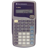 Texas Instruments TI-30XA számológép Hordozható Tudományos számológép Szürke