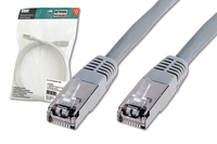 Digitus Patch Cable CAT5e, 0.3 m Netzwerkkabel Grau 0,3 m