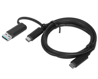 Lenovo 03X7470 USB-kabel 1 m USB A/USB C USB C Zwart
