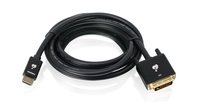 iogear GHDDVIC4K3 video cable adapter 2 m HDMI Type A (Standard) DVI-D Black