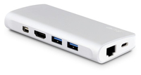 LMP 18645 stacja dokująca USB 3.2 Gen 1 (3.1 Gen 1) Type-C Srebrny