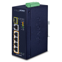 PLANET IGS-614HPT network switch Unmanaged Gigabit Ethernet (10/100/1000) Power over Ethernet (PoE) Blue