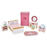 Tender Leaf Toys Dovetail Bedroom Set Puppenbadezimmer