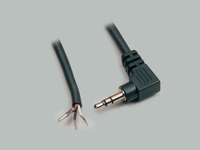 BKL Electronic 1101054 kabel audio 1,8 m 3.5mm Czarny