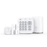Eufy Security 5 - Piece Home Alarm Kit, Home Security System, Keypad, Motion Sensor, 2 Entry Sensors, Home Alarm System, Control From the App, Links with eufyCam