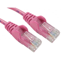 Cables Direct 3m Economy 10/100 Networking Cable - Pink