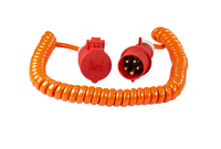 as-Schwabe 70416 power cable Orange 5 m CEE16/5