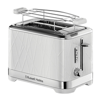 Russell Hobbs 28090-56 toster 6 2 kaw. 1050 W Stal nierdzewna, Biały