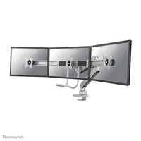 Neomounts NM-D775DX3SILVER asztali TV konzol 68,6 cm (27") Ezüst