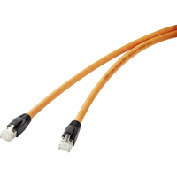 Renkforce RF-4769896 hálózati kábel Narancssárga 7,5 M Cat8.1 S/FTP (S-STP)