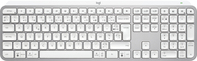 Logitech MX Keys S clavier RF sans fil + Bluetooth AZERTY Français Aluminium, Blanc