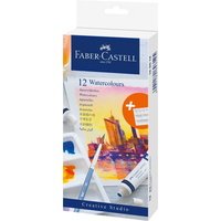 Faber-Castell 169612 watergedragen verf Multi 9 ml Koker 12 stuk(s)