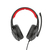 Trust GXT 411 Radius Zestaw słuchawkowy Przewodowa Opaska na głowę Gaming Czarny, Czerwony