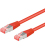 Goobay Cat6a-1000, 10m networking cable Red