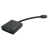VALUE 12.99.3125 video átalakító kábel 150 M VGA (D-Sub) Mini DisplayPort Fekete