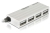 DeLOCK USB 2.0 external 4-port HUB 480 Mbit/s Blanco