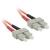 C2G 3m SC/SC LSZH Duplex 62.5/125 Multimode Fibre Patch Cable cavo a fibre ottiche Arancione