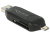 DeLOCK 91734 czytnik kart USB/Micro-USB Czarny