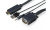 Sony CAB-VGAHDMI1 Videokabel-Adapter 1 m VGA/3.5 mm HDMI Schwarz