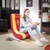 Subsonic SA5610-H1 silla para videojuegos Silla gaming Asiento acolchado tapizado Rojo, Amarillo