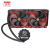 Thermaltake Water 3.0 Riing Red 280 Prozessor All-in-one liquid cooler 14 cm Schwarz, Rot