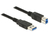 DeLOCK 85065 cable USB 0,5 m USB 3.2 Gen 1 (3.1 Gen 1) USB A USB B Negro