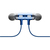 Cellularline Motion Headset Vezeték nélküli Hallójárati Bluetooth Kék
