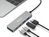 Sandberg 136-50 hub & concentrateur USB Type-C 5000 Mbit/s Gris