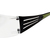 3M SF4000CC1 veiligheidsbril Beschermbril Kunststof Zwart, Groen