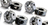 Absima 2560012 parte e accessorio per modello radiocomandato (RC) Mozzo della ruota