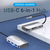 Vention USB-C to USB3.0x3/SD/TF/PD Hub 0.15M Gray Aluminum Alloy Type